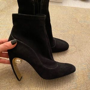 Nicholas Kirkwood boots suede